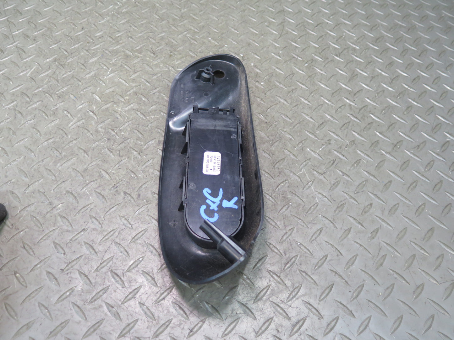 97-04 Chevrolet Corvette C5 Front Right Seat Control Switch w Trim & Handle OEM