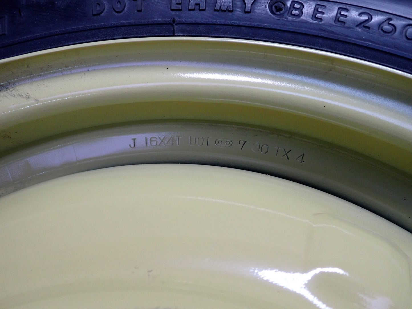 00-02 Toyota MR2 Spyder ZZW30L Spare Tire 16" R16 Wheel Donut 16x4 125/70 OEM