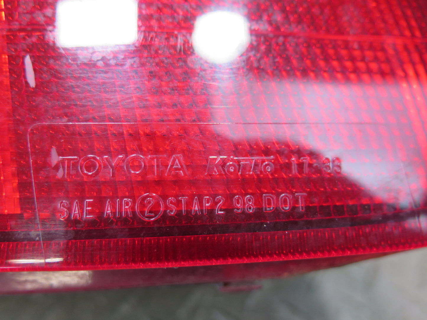 00-02 Toyota MR2 Spyder ZZW30L Set of 2 Rear Left & Right Tail Light Lamp OEM