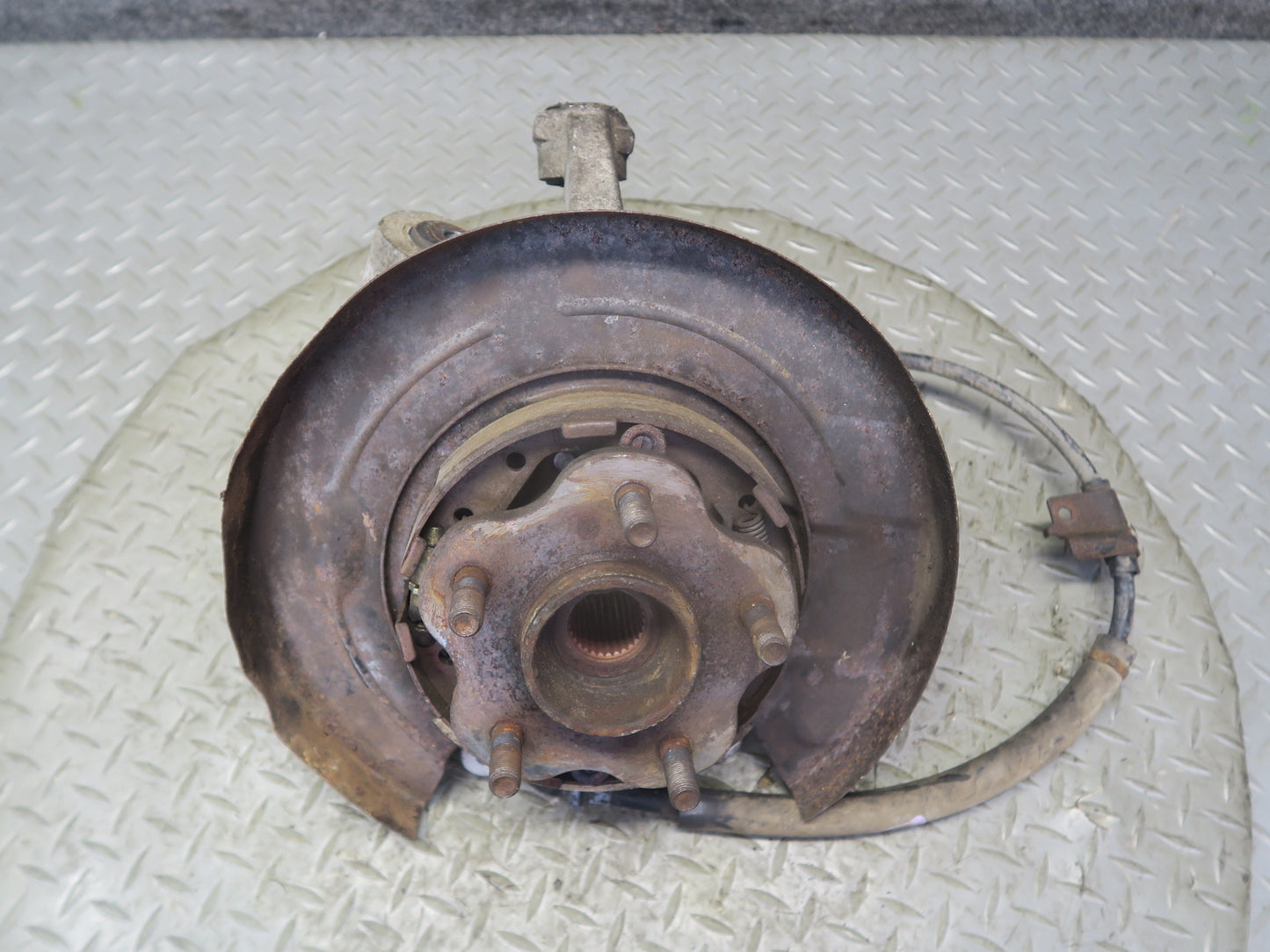91-96 Nissan Z32 300ZX NA Rear Right Spindle Knuckle Wheel Hub Bearing OEM