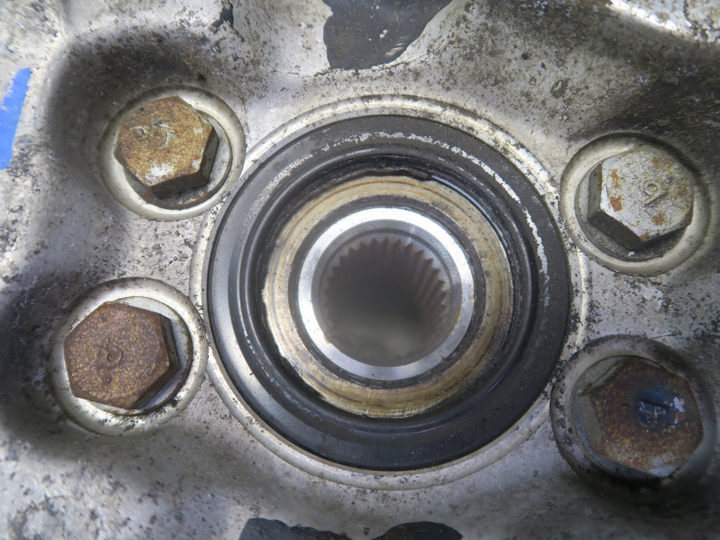 91-96 Nissan Z32 300ZX NA Rear Right Spindle Knuckle Wheel Hub Bearing OEM
