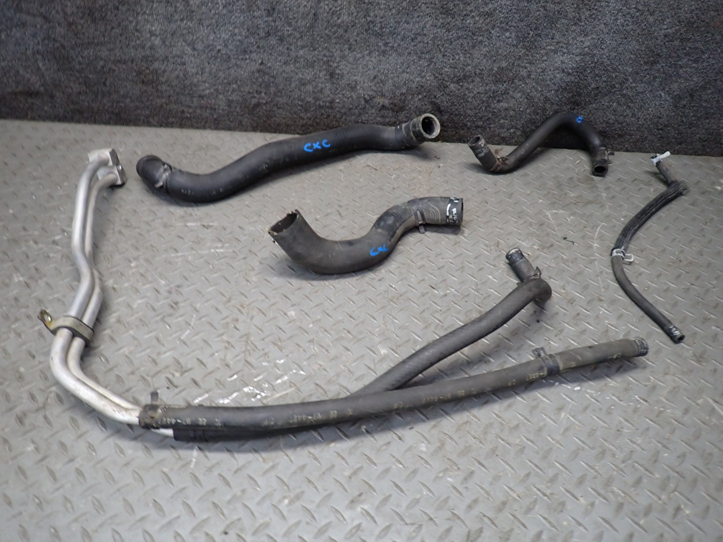 1998 Chevrolet Corvette C5 5.7L LS1 Engine Coolant Hose Pipe Line Set OEM