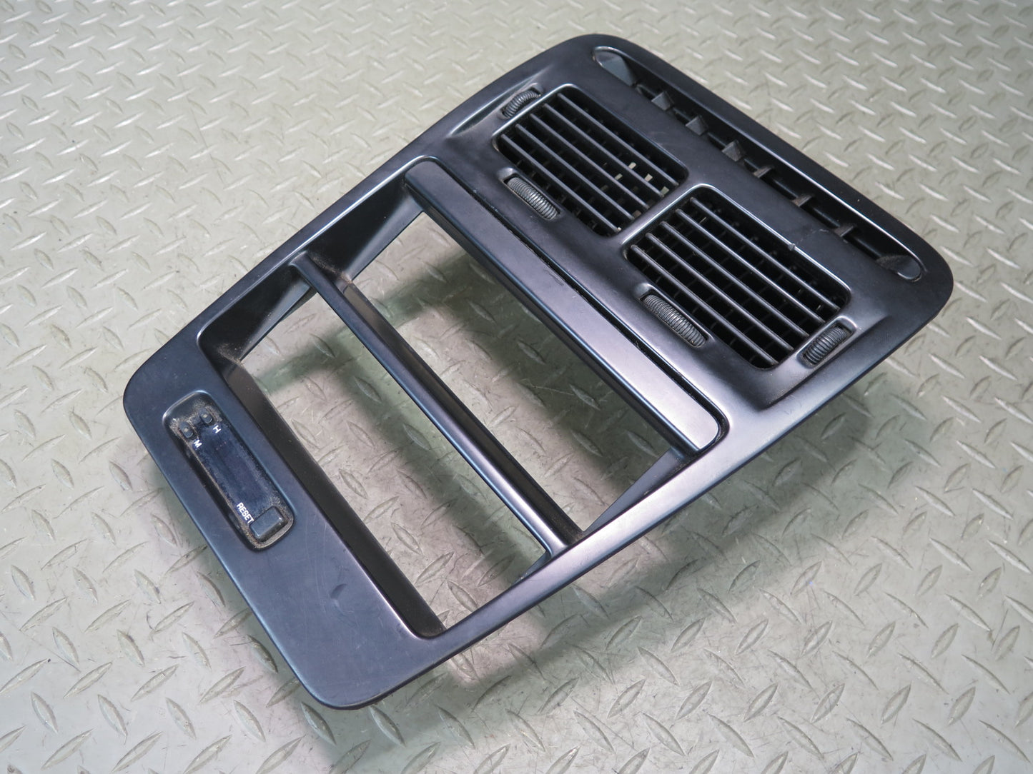 1993 Nissan Z32 300ZX Dash Center Radio Trim Panel w Air Vent & Clock OEM