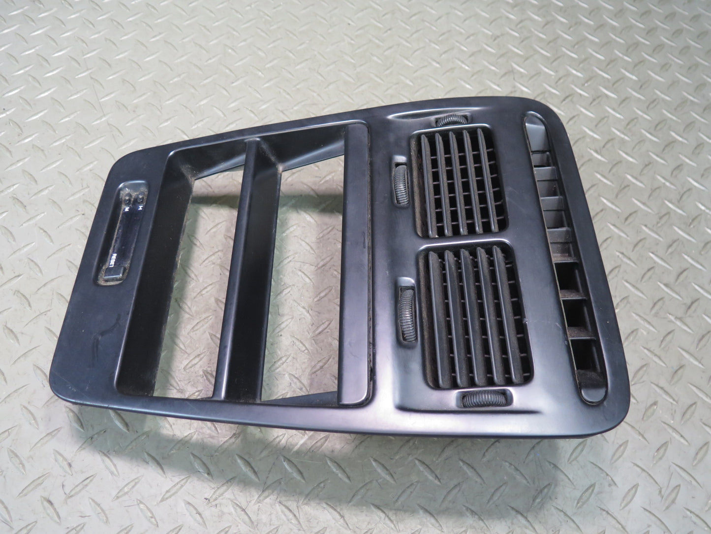 1993 Nissan Z32 300ZX Dash Center Radio Trim Panel w Air Vent & Clock OEM