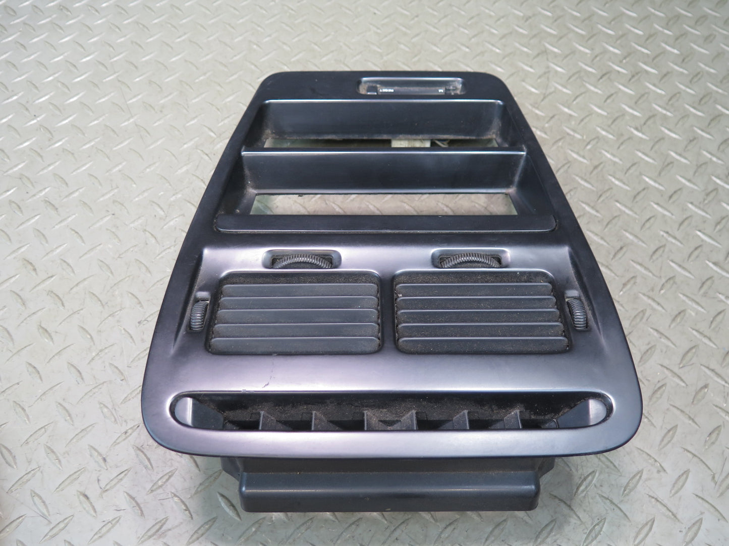 1993 Nissan Z32 300ZX Dash Center Radio Trim Panel w Air Vent & Clock OEM