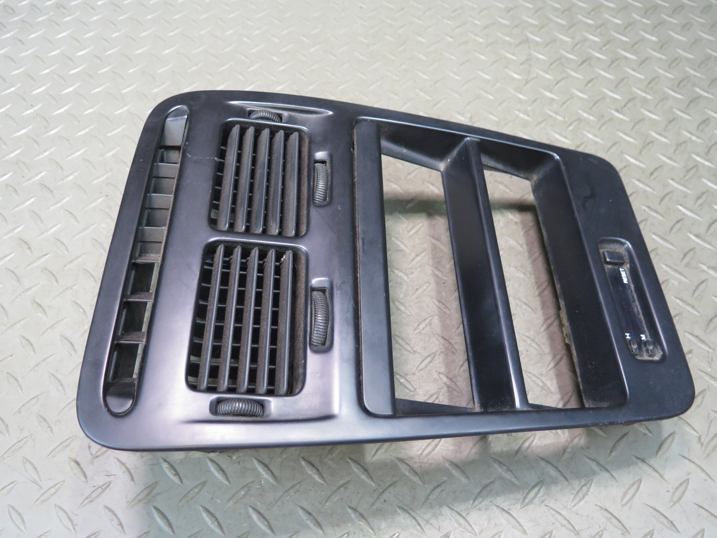 1993 Nissan Z32 300ZX Dash Center Radio Trim Panel w Air Vent & Clock OEM