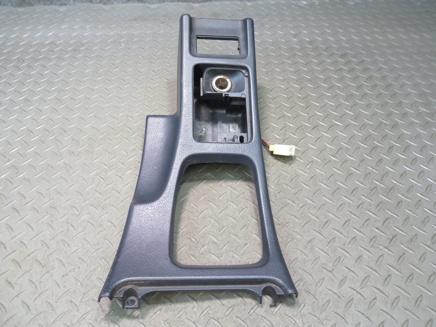 90-96 Nissan Z32 300ZX 2+0 Front Center Console Shifter Trim Bezel Panel OEM