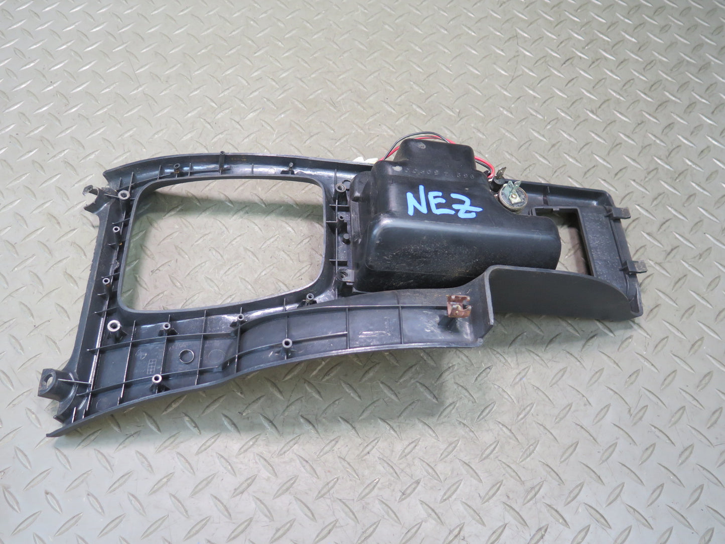90-96 Nissan Z32 300ZX 2+0 Front Center Console Shifter Trim Bezel Panel OEM