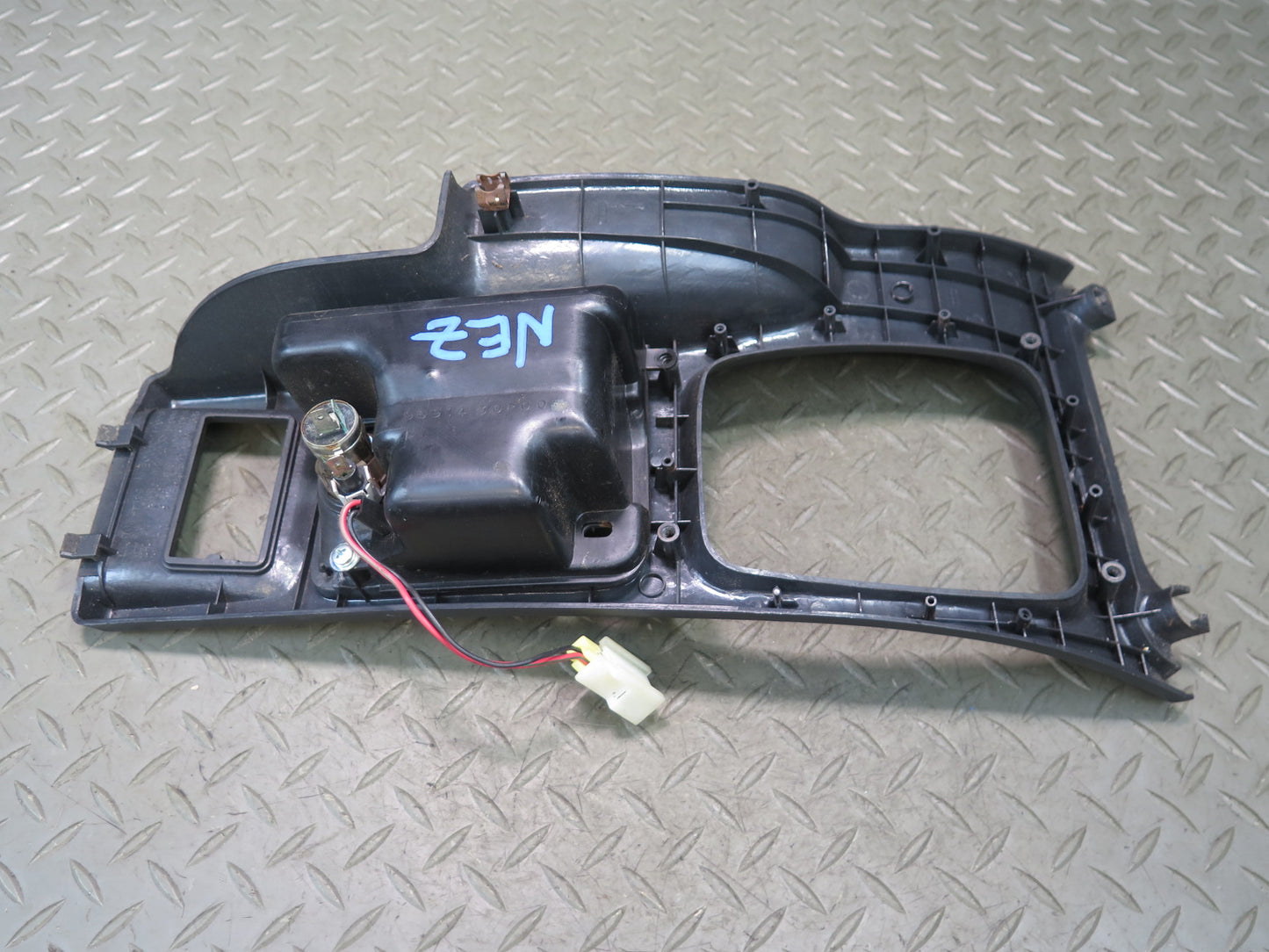 90-96 Nissan Z32 300ZX 2+0 Front Center Console Shifter Trim Bezel Panel OEM
