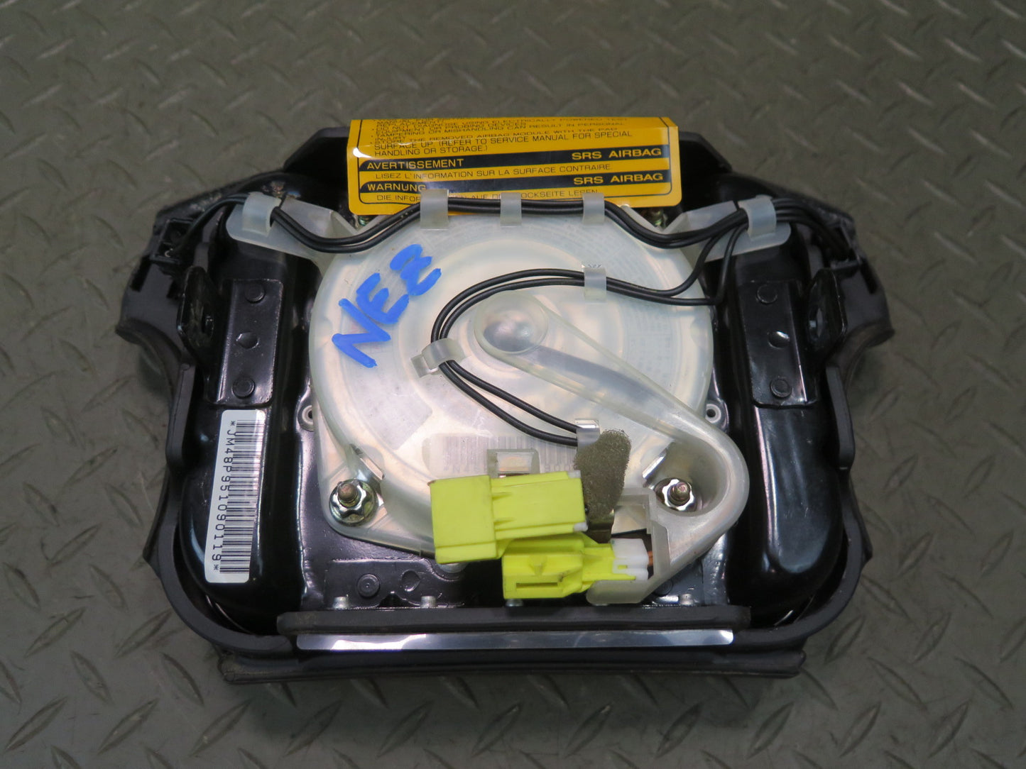 90-96 NISSAN 300ZX Z32 FRONT LEFT DRIVER SIDE STEERING WHEEL SRS AIRBAG OEM