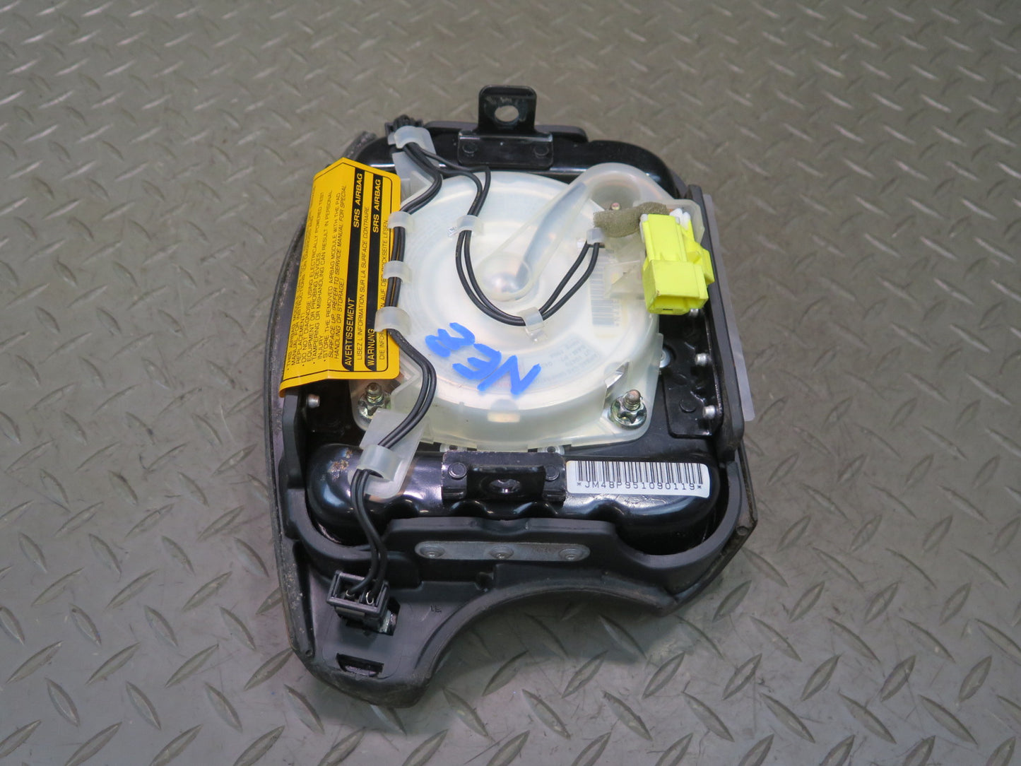 90-96 NISSAN 300ZX Z32 FRONT LEFT DRIVER SIDE STEERING WHEEL SRS AIRBAG OEM