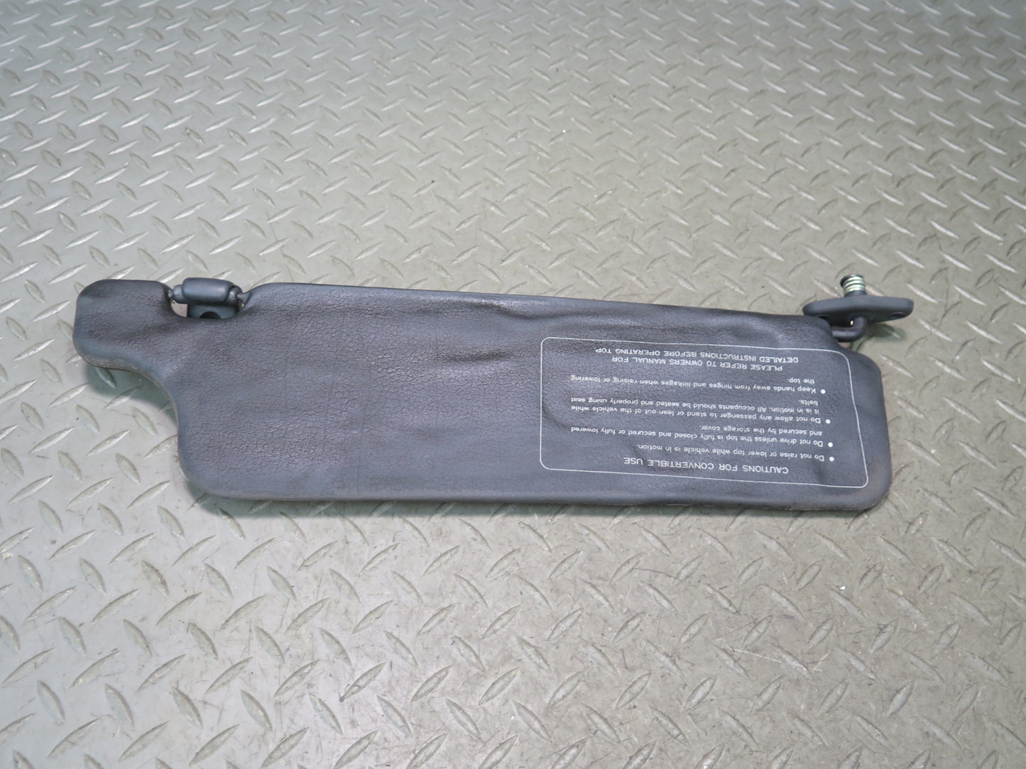 1993 Nissan Z32 300ZX Convertible Set of 2 Front Left & Right Sun Visor OEM