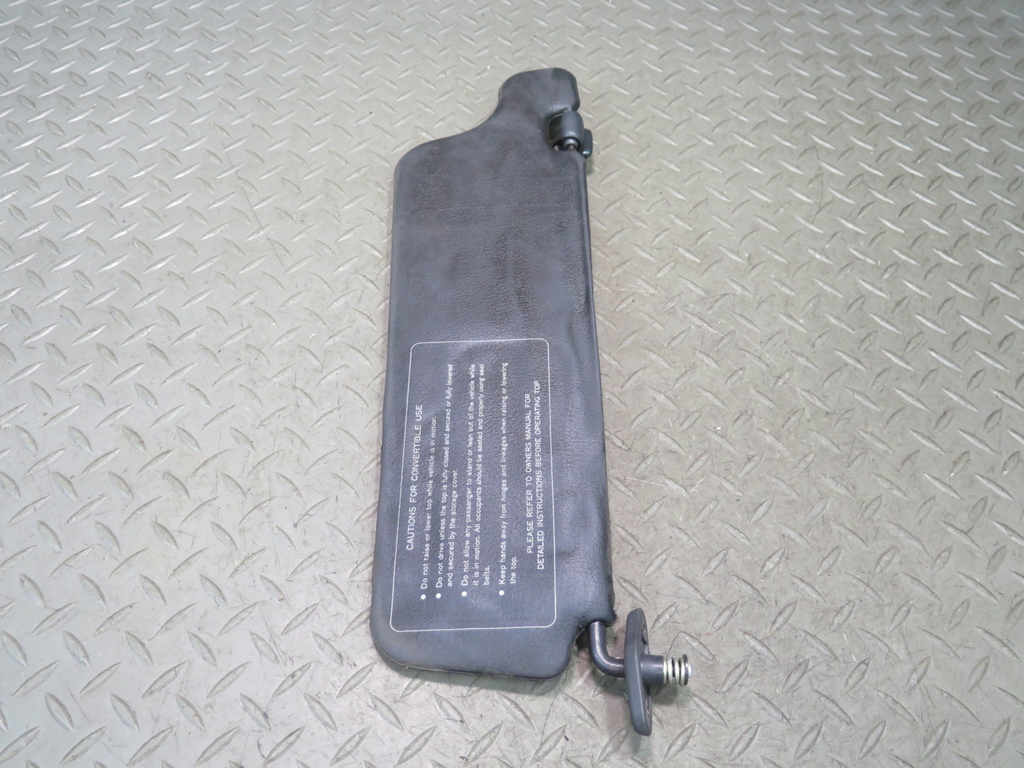 1993 Nissan Z32 300ZX Convertible Set of 2 Front Left & Right Sun Visor OEM