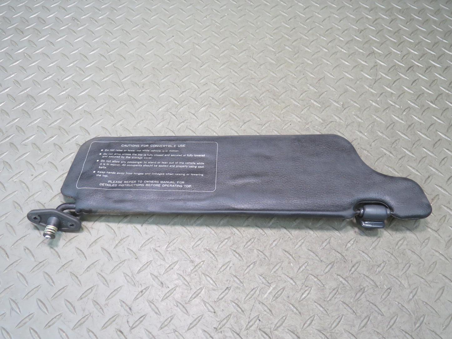 1993 Nissan Z32 300ZX Convertible Set of 2 Front Left & Right Sun Visor OEM