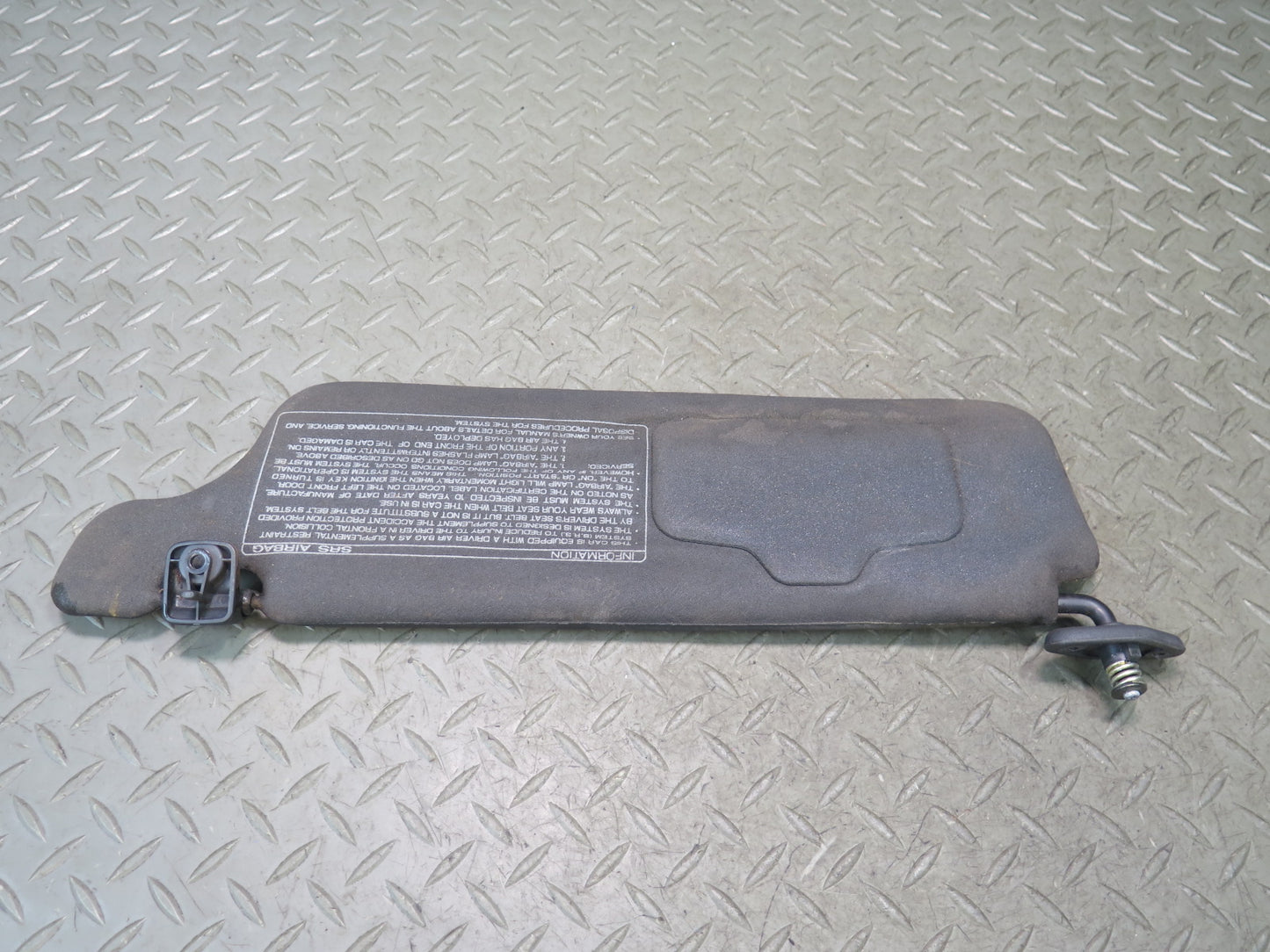 1993 Nissan Z32 300ZX Convertible Set of 2 Front Left & Right Sun Visor OEM