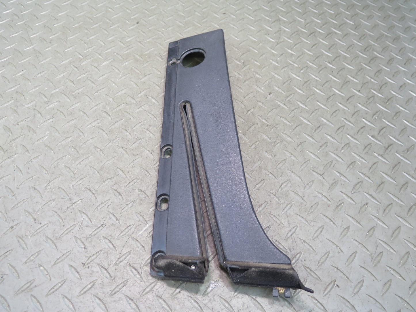 90-93 Nissan Z32 300ZX 2+0 Set of 2 Interior B Pillar Seat Belt Trim Panel OEM