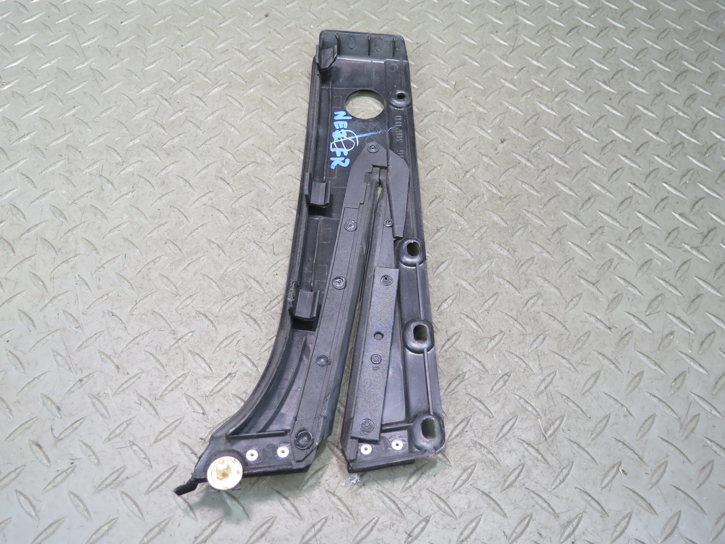 90-93 Nissan Z32 300ZX 2+0 Set of 2 Interior B Pillar Seat Belt Trim Panel OEM