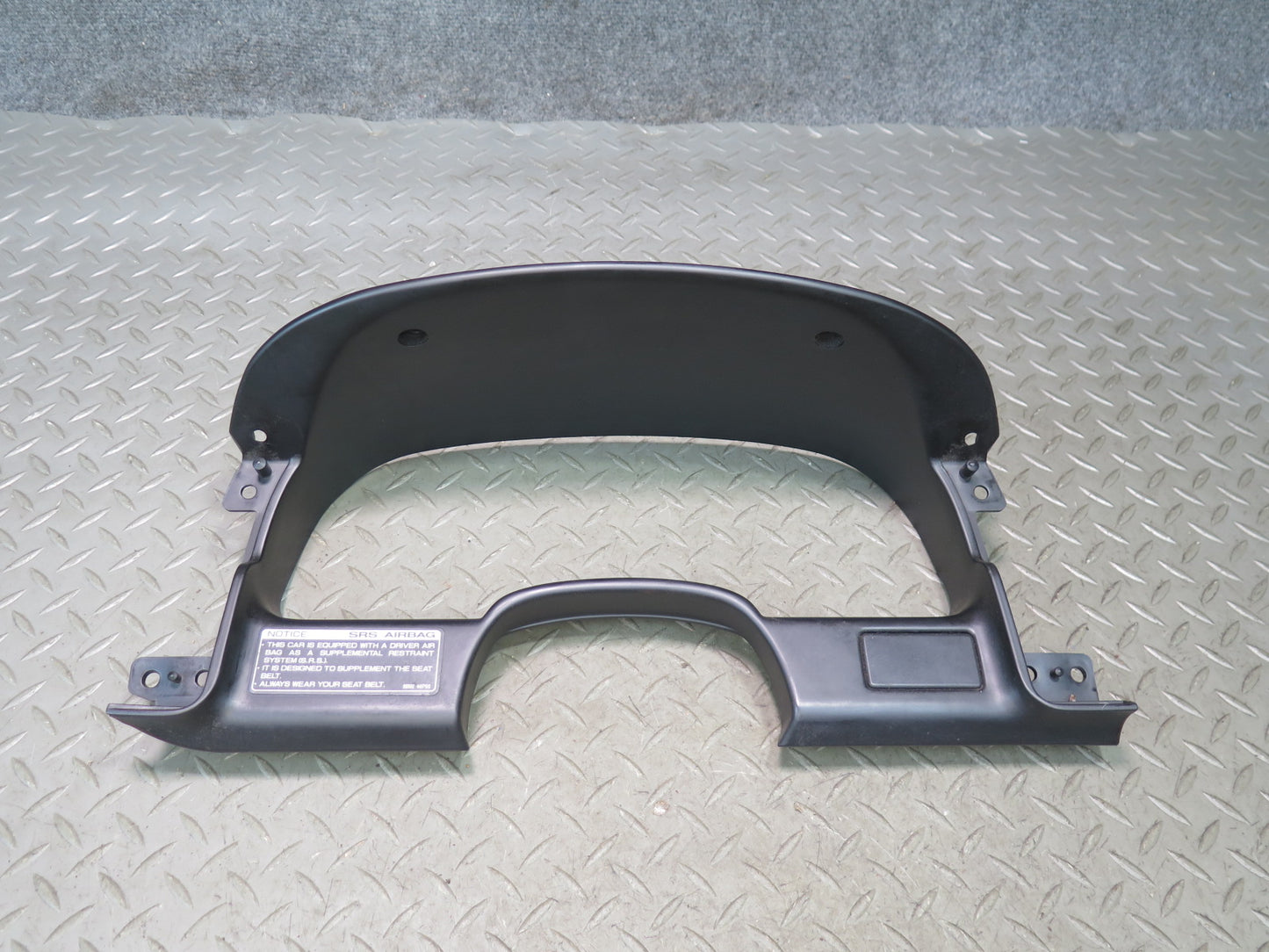 90-96 Nissan Z32 300ZX Dash Instrument Cluster Speedometer Trim Bezel Panel OEM
