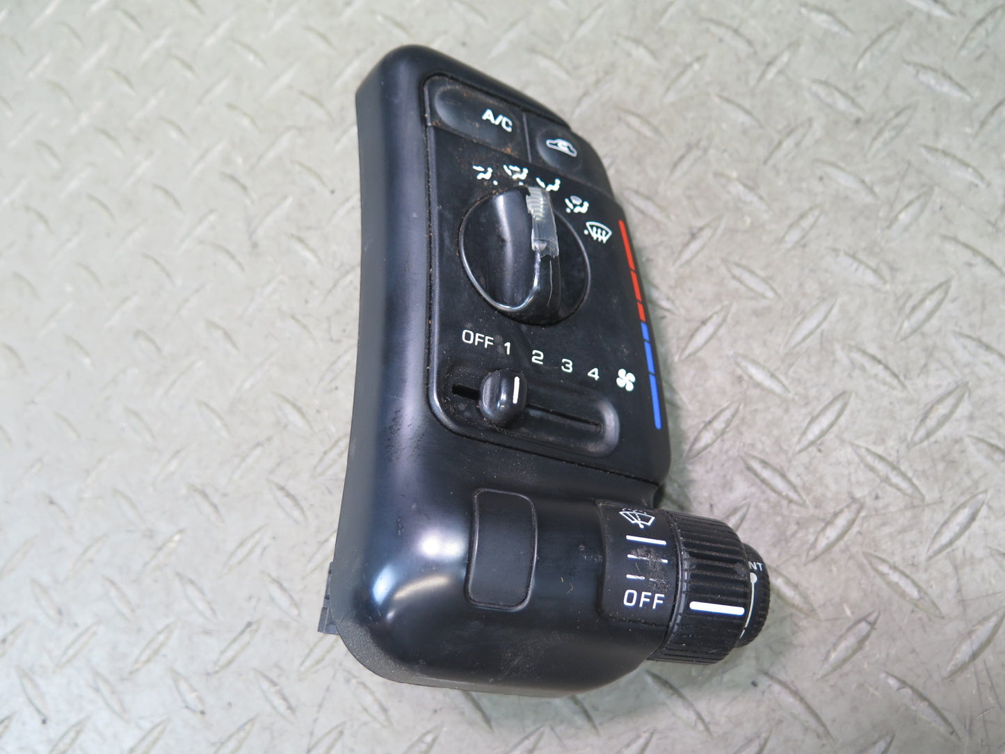 93-96 Nissan 300ZX Z32 Convertible Manual Climate Control Switch Panel OEM