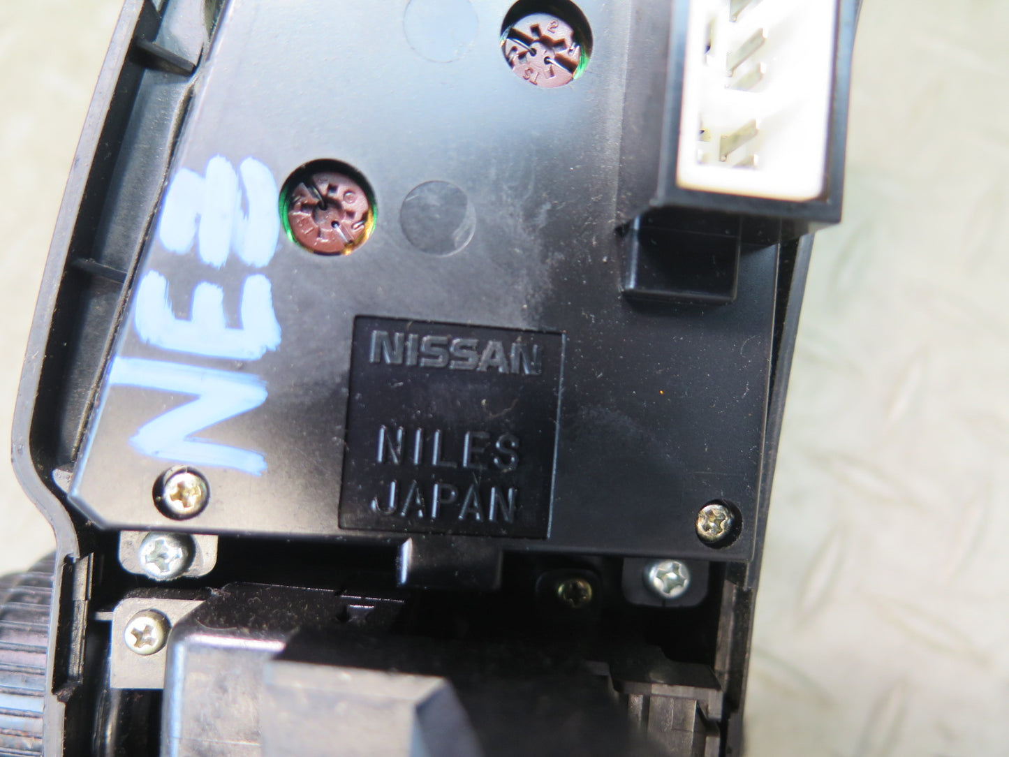 93-96 Nissan 300ZX Z32 Convertible Manual Climate Control Switch Panel OEM