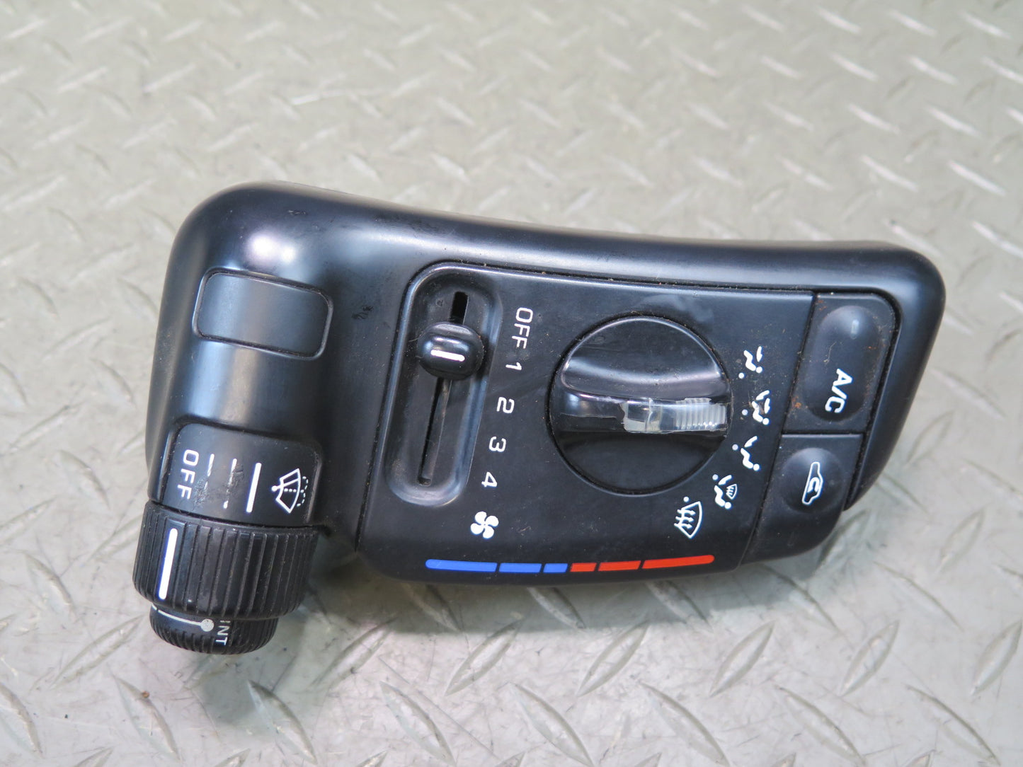 93-96 Nissan 300ZX Z32 Convertible Manual Climate Control Switch Panel OEM