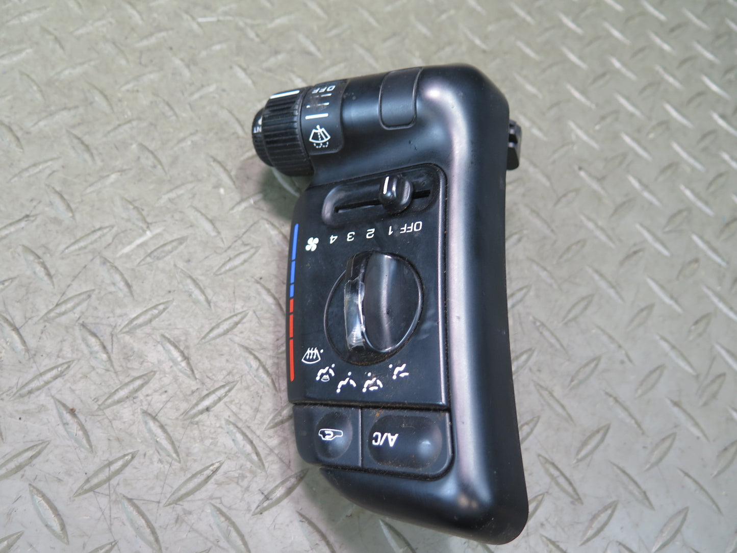 93-96 Nissan 300ZX Z32 Convertible Manual Climate Control Switch Panel OEM