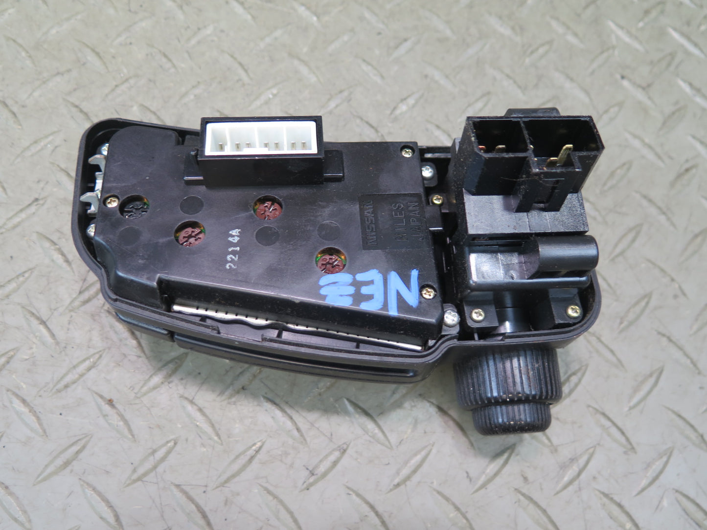 93-96 Nissan 300ZX Z32 Convertible Manual Climate Control Switch Panel OEM
