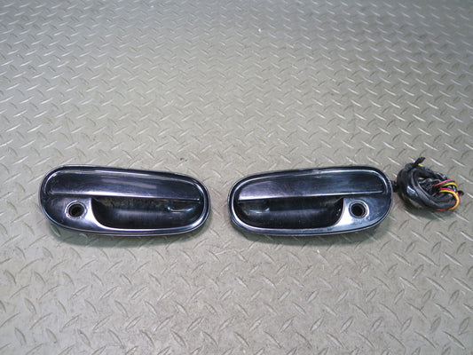 90-96 Nissan Z32 300ZX Set of 2 Left & Right Door Exterior Handle Black OEM