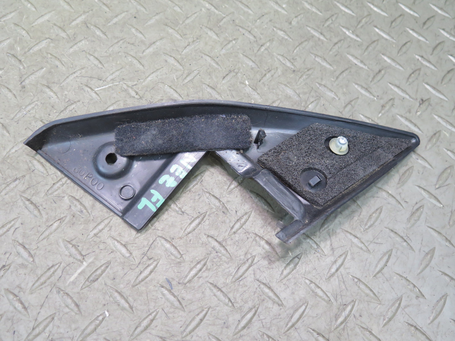 90-96 Nissan Z32 300ZX Set of 2 Left & Right Door Mirror Corner Trim Cover OEM