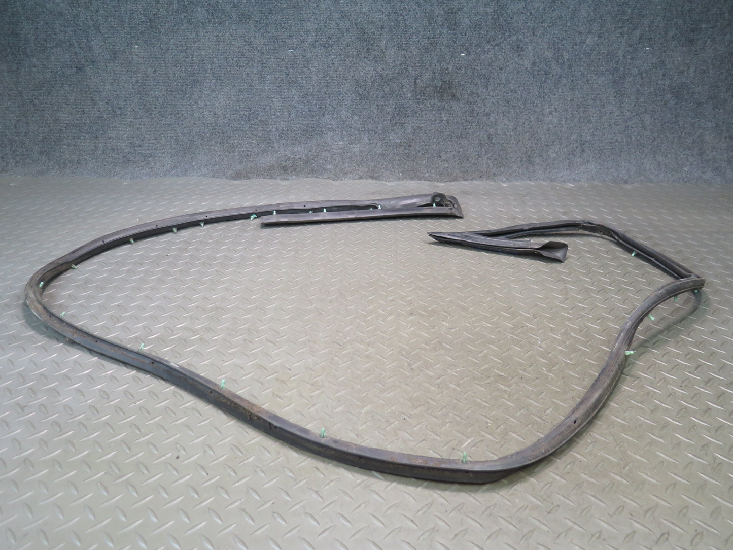 90-96 Nissan Z32 300ZX Left Door Weatherstrip Rubber Seal Gasket OEM