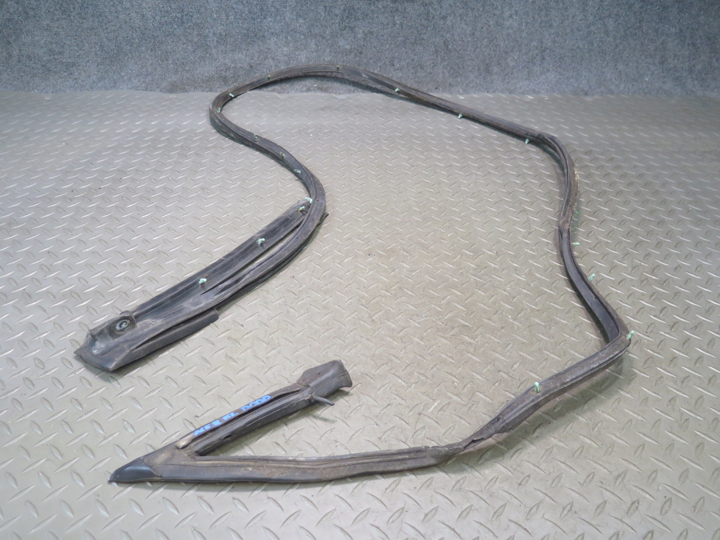 90-96 Nissan Z32 300ZX Left Door Weatherstrip Rubber Seal Gasket OEM