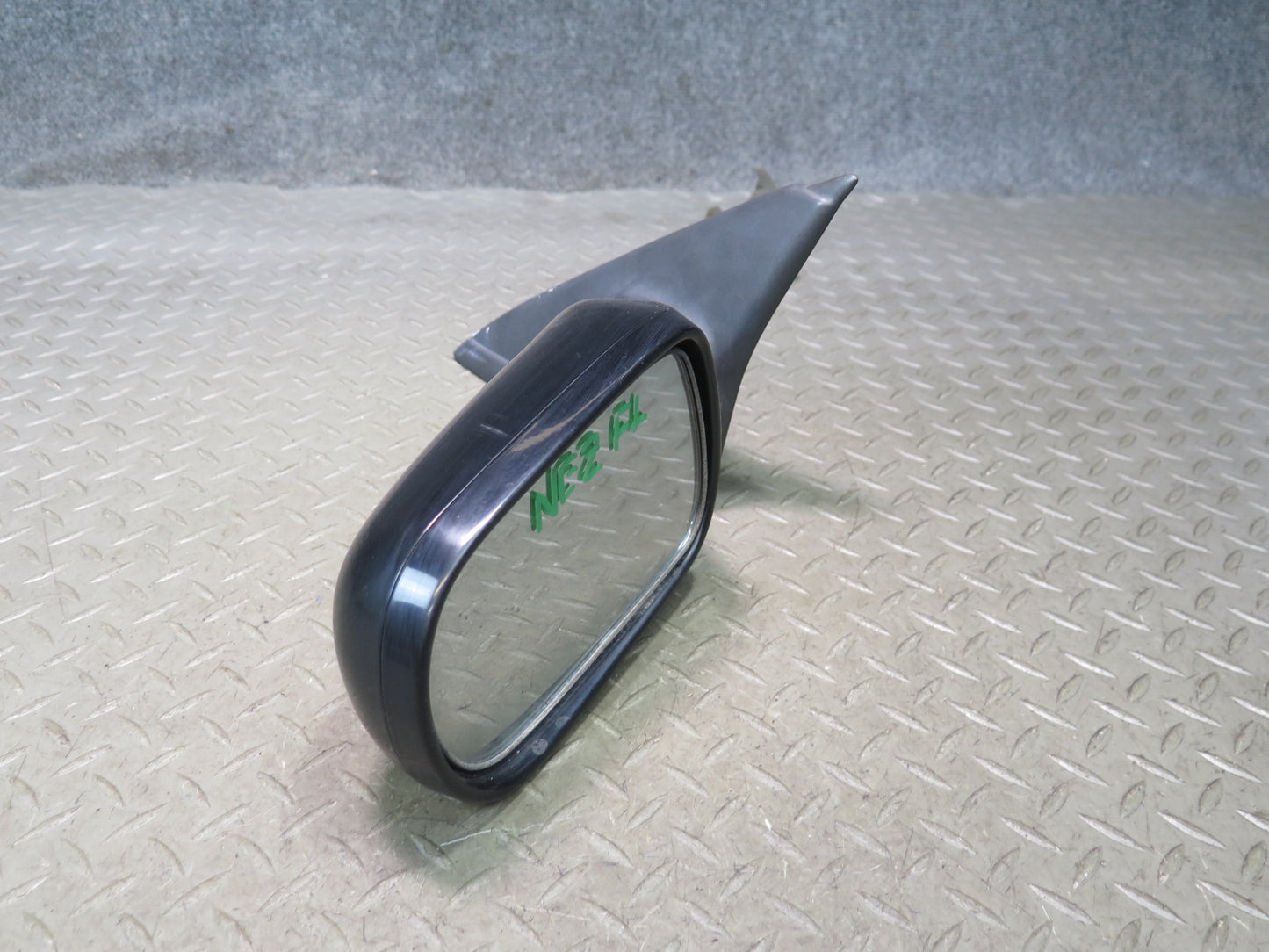 90-96 Nissan Z32 300ZX Left Door Heated Side View Power Mirror Black OEM