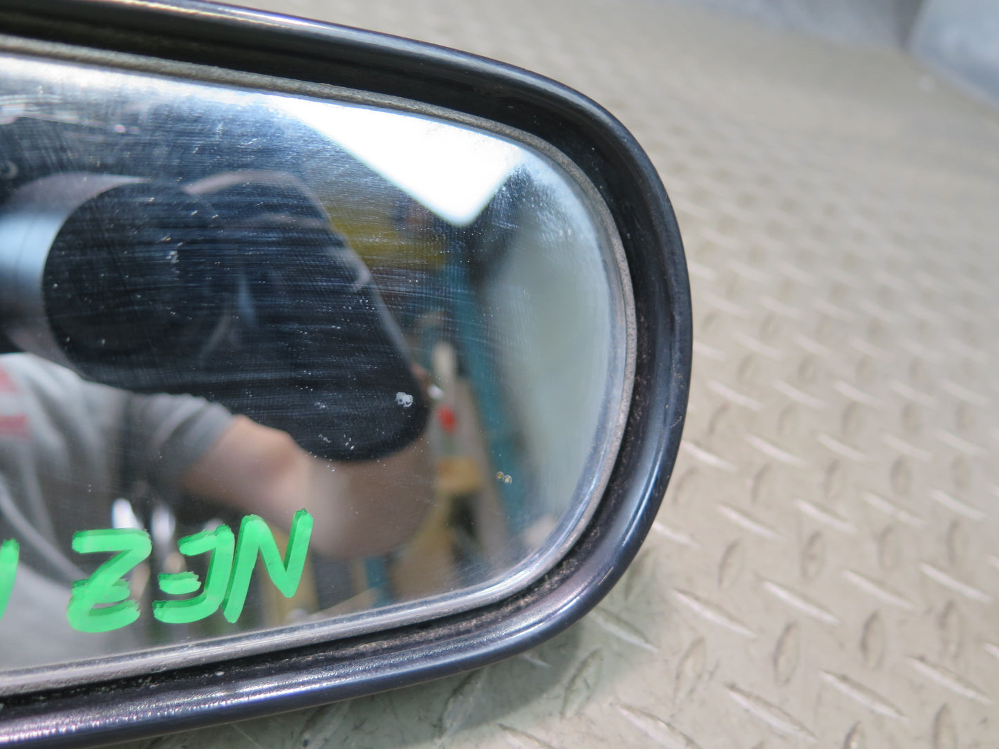 90-96 Nissan Z32 300ZX Left Door Heated Side View Power Mirror Black OEM