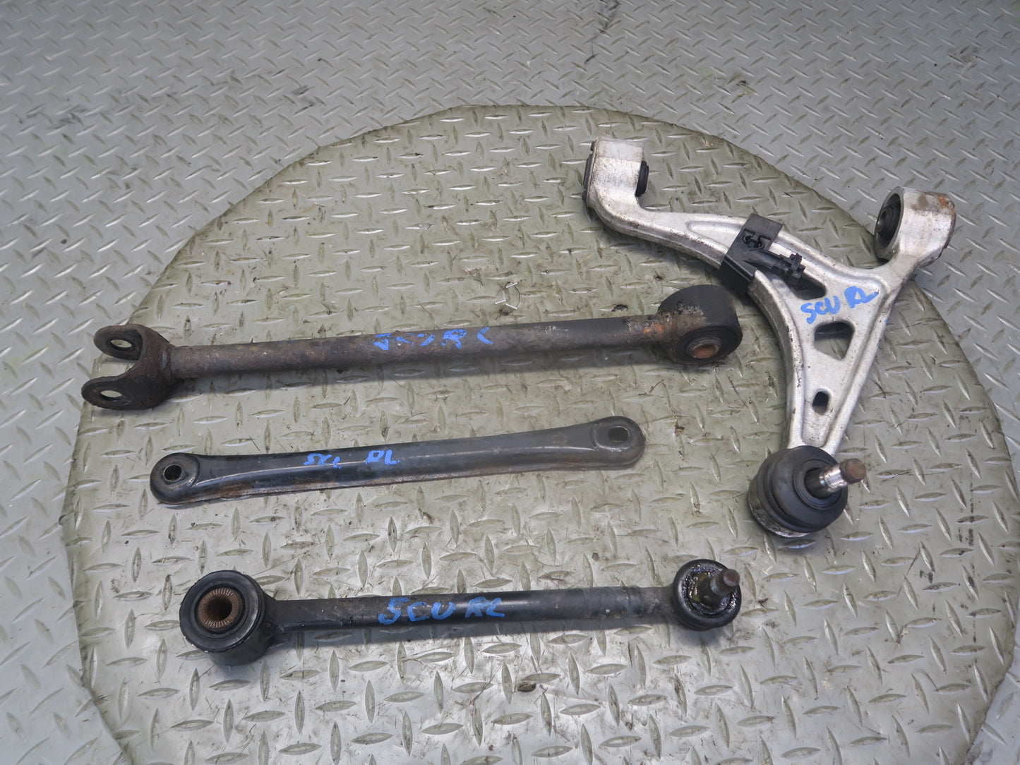 97-00 Lexus UZZ30L SC300 SC400 Set of 4 Rear Left Suspension Control Arm OEM