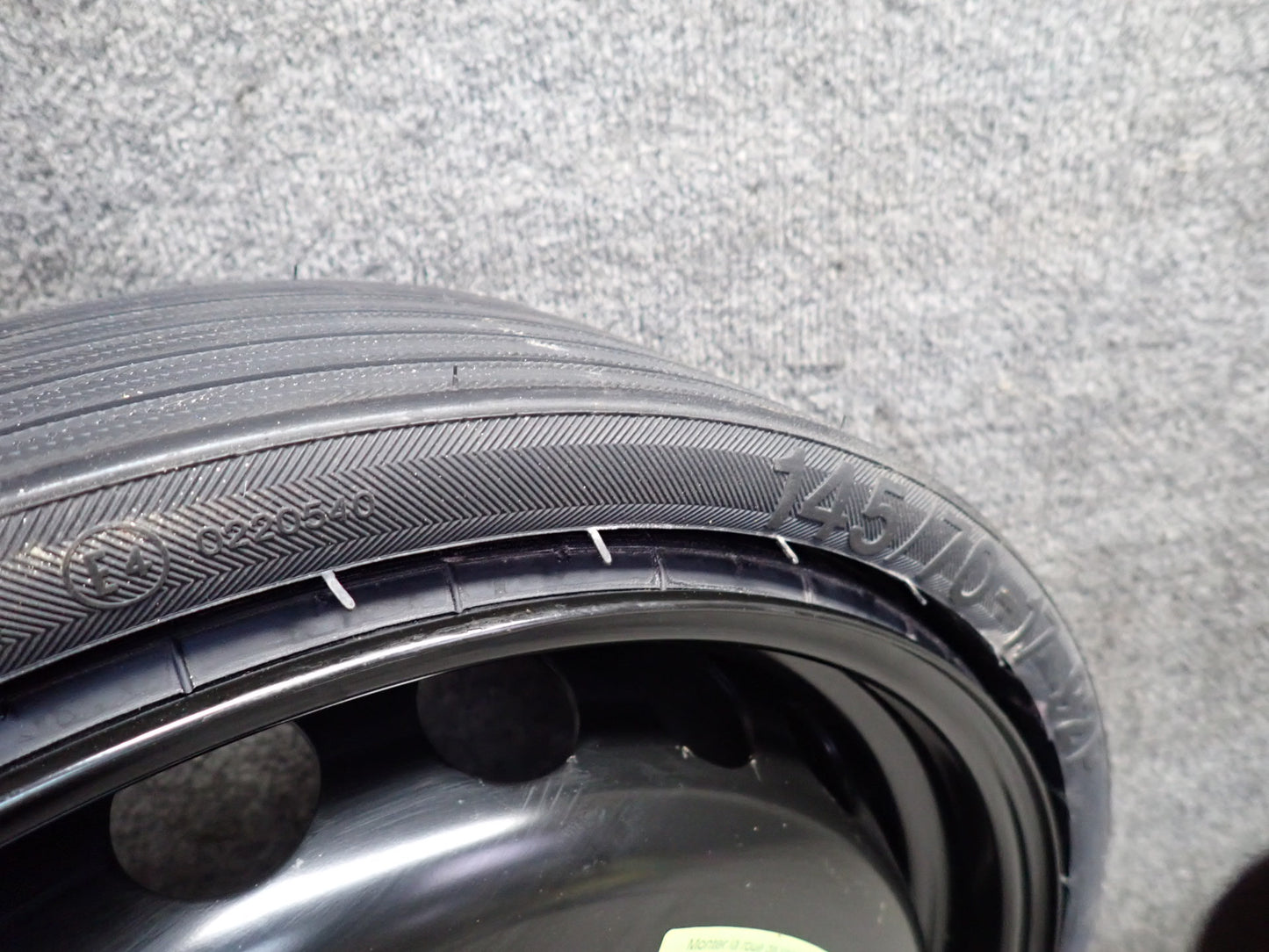 2012-2020 Mercedes R172 Rear Spare R17" Wheel Tire 17x4.5J ET12 145/70