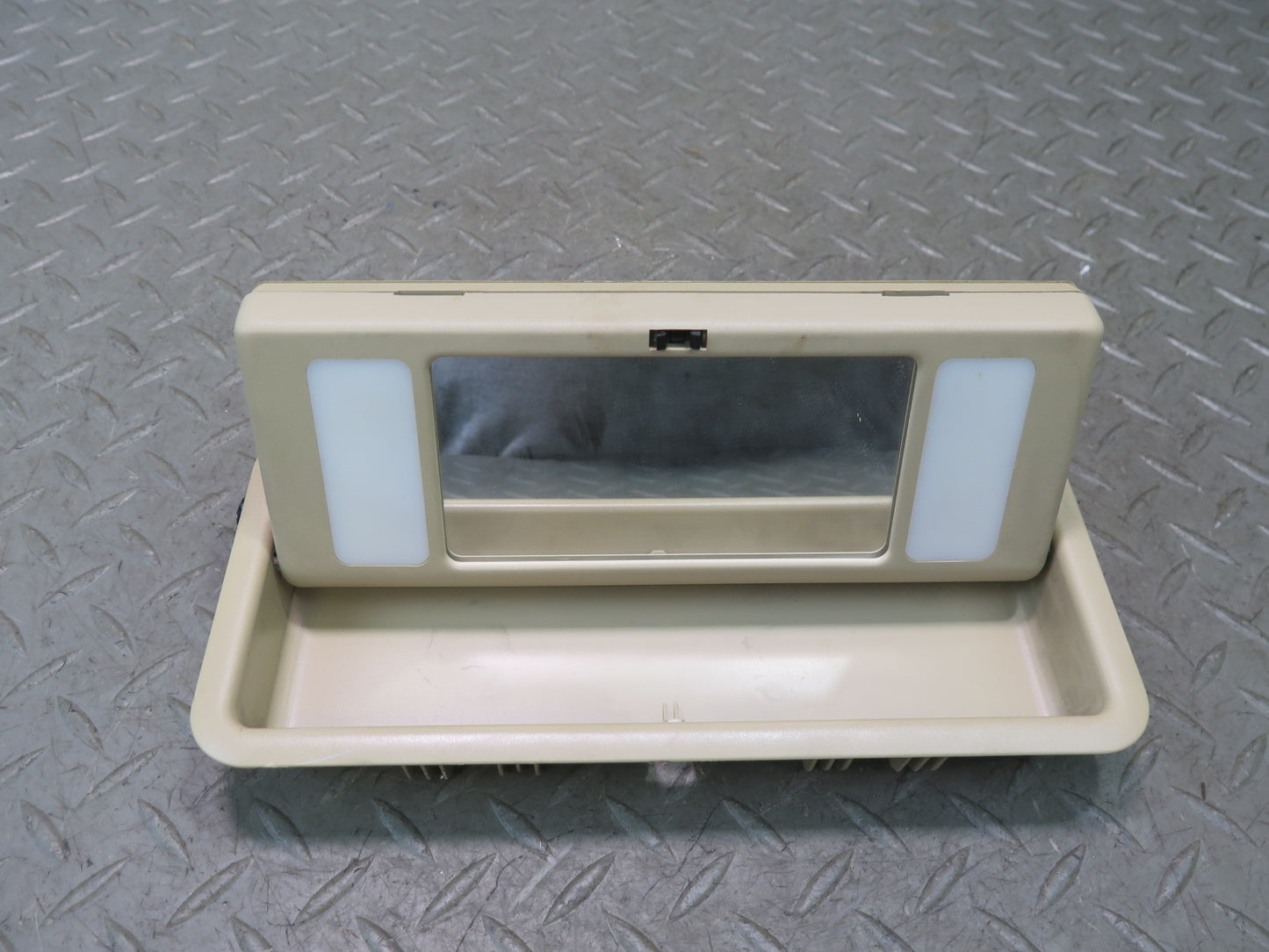 94-99 Mercedes W140 S420 S500 Rear Left & Right Vanity Mirror w Light Set OEM
