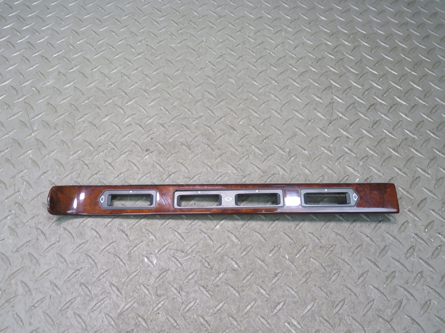 94-95 Mercedes W140 C140 S420 S500 Set of 3 Dash Wood Trim Bezel Cover Panel OEM