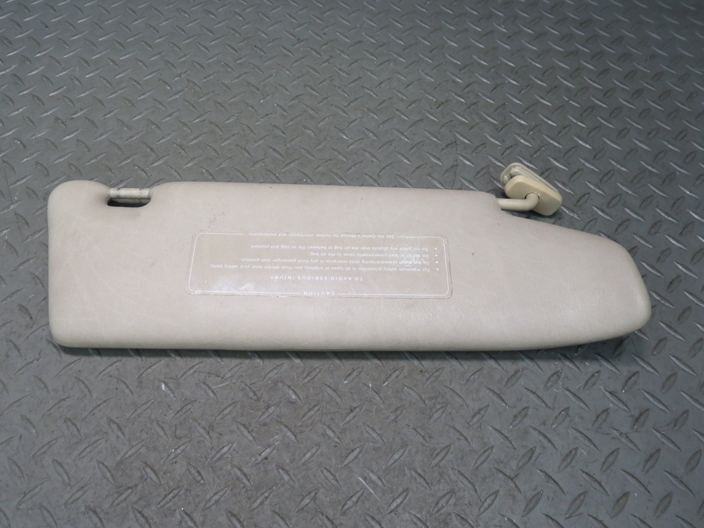 94-99 Mercedes W140 S420 S500 Set of 2 Front Left & Right Sun Visor Beige OEM