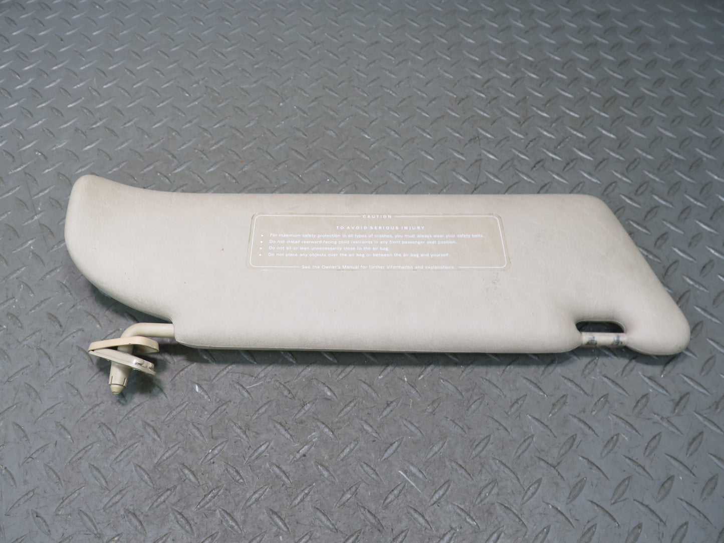 94-99 Mercedes W140 S420 S500 Set of 2 Front Left & Right Sun Visor Beige OEM