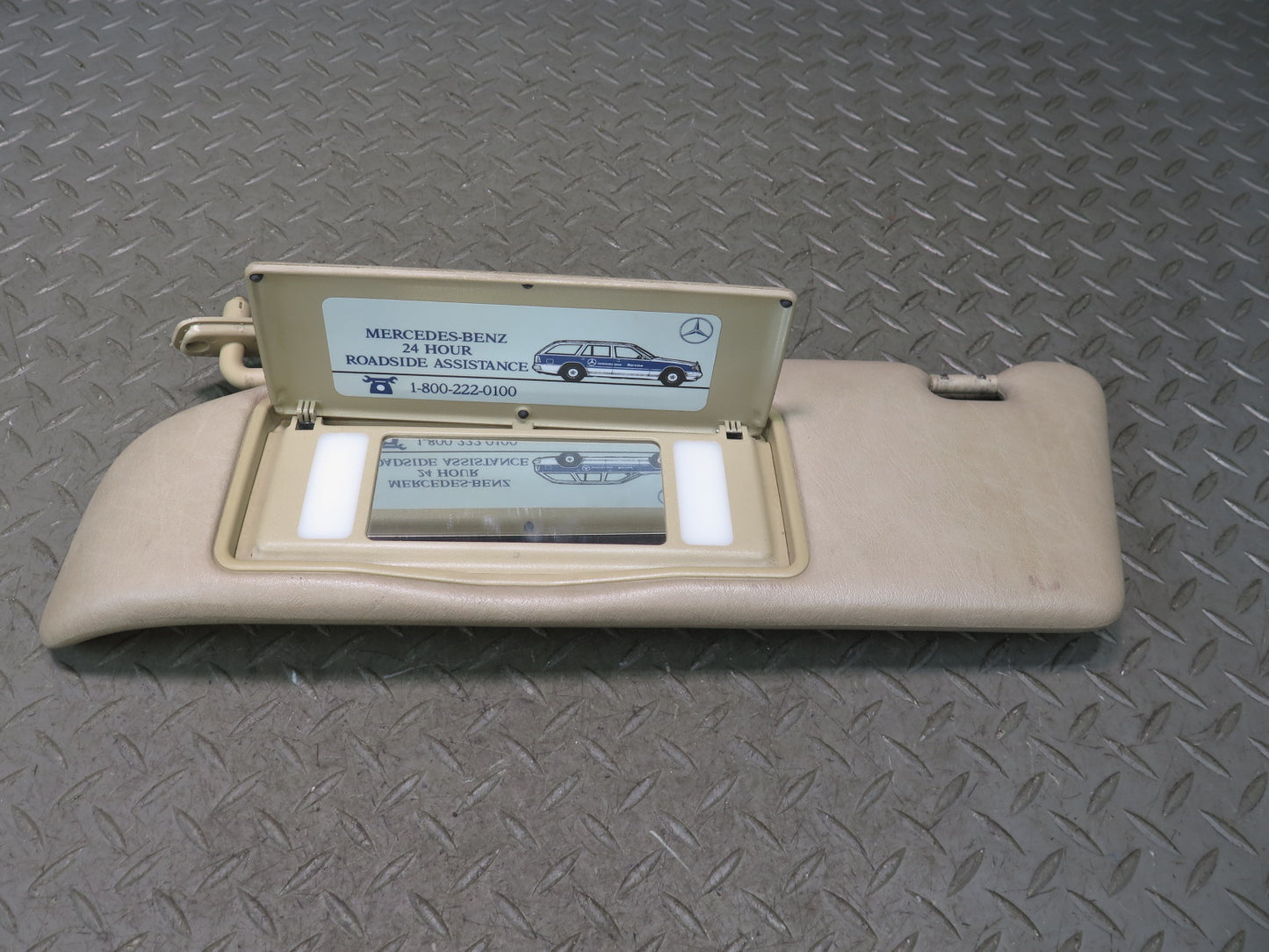 94-99 Mercedes W140 S420 S500 Set of 2 Front Left & Right Sun Visor Beige OEM