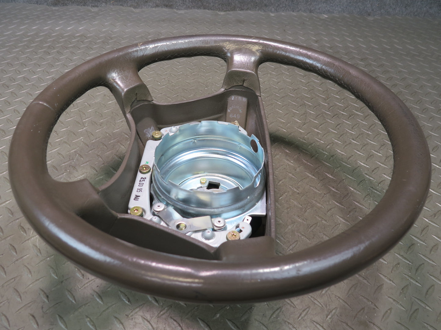 94-99 Mercedes W140 C140 S420 S500 Leather Steering Brown OEM