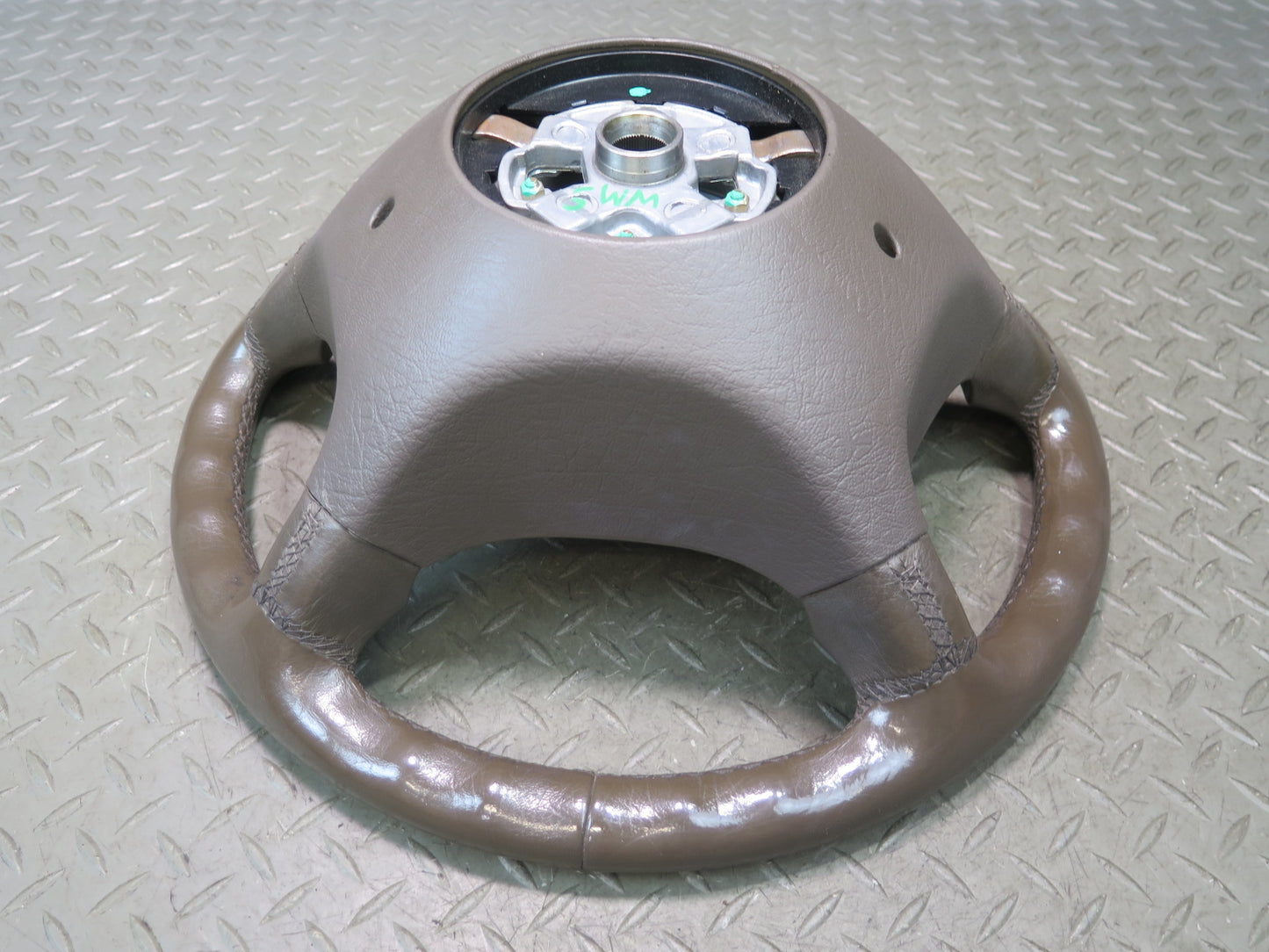 94-99 Mercedes W140 C140 S420 S500 Leather Steering Brown OEM
