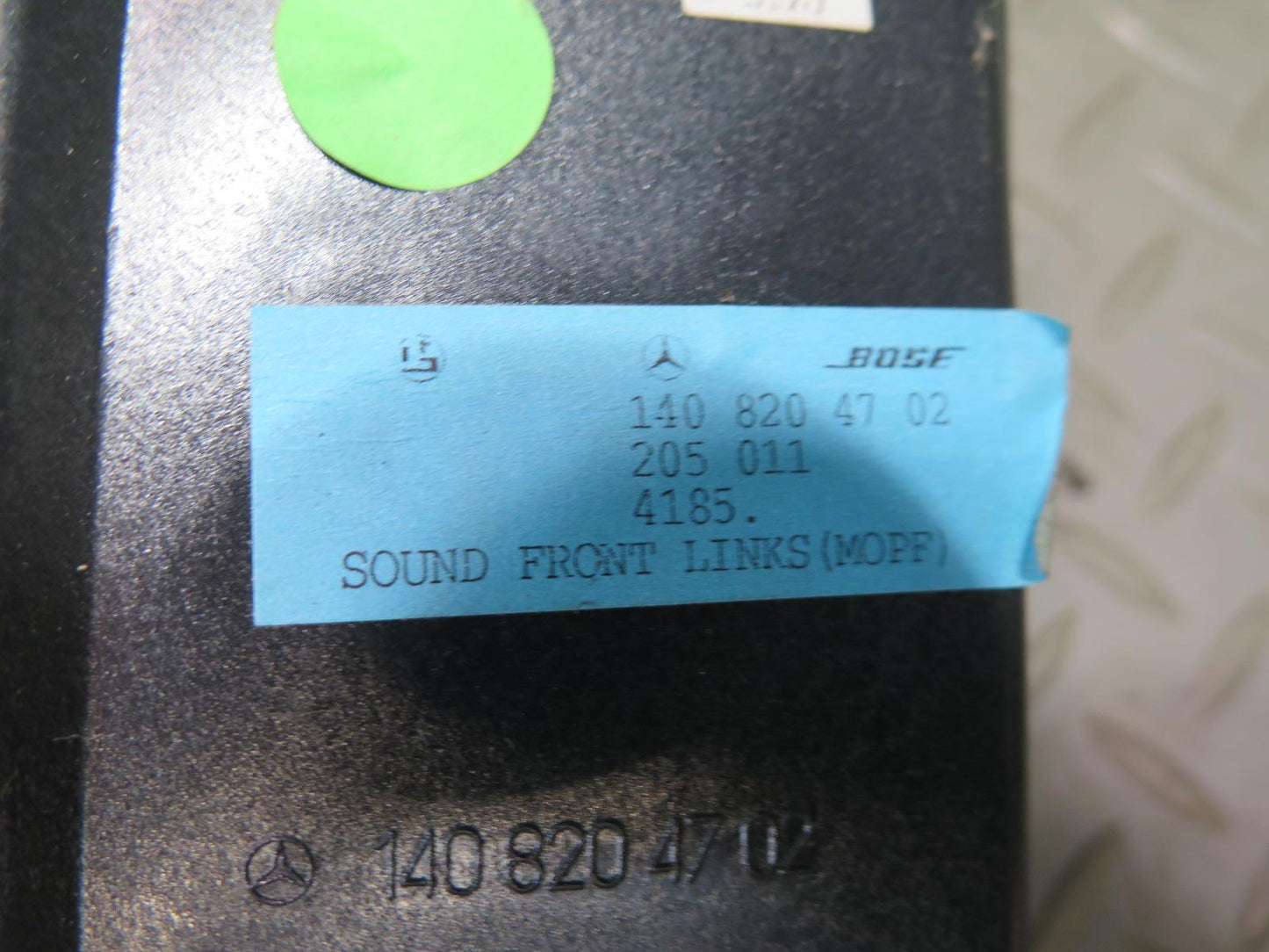 94-99 Mercedes W140 S420 S500 Set of 2 Front Left & Right Door Speaker Bose OEM