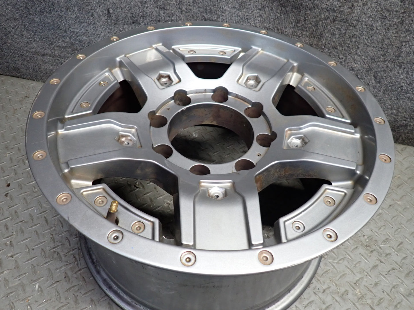 2003-2007 Hummer H2 5-SPOKE Alloy R17" Wheel Rim 17x9J ET18 Gear 740 Set of 4