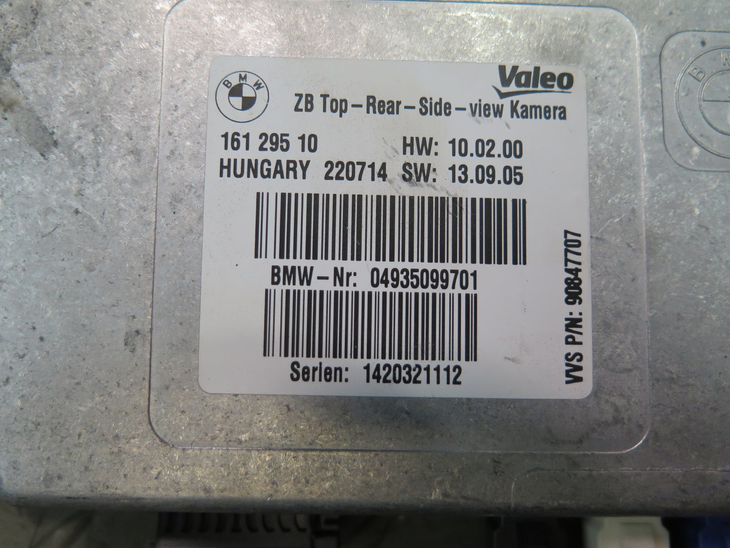 2015-2020 BMW F82 F83 M4 Rear View Camera Control Module Unit