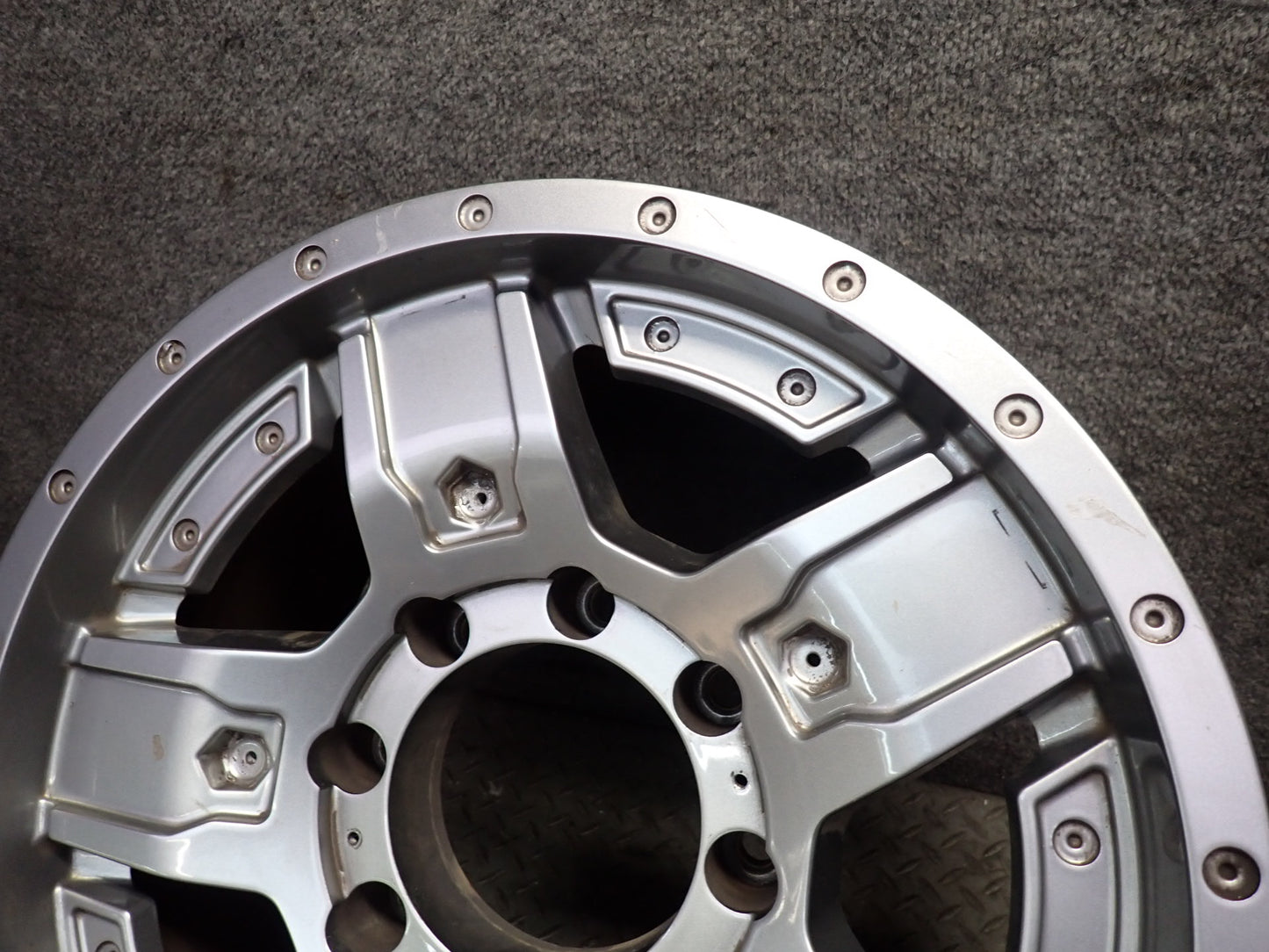 2003-2007 Hummer H2 5-SPOKE Alloy R17" Wheel Rim 17x9J ET18 Gear 740 Set of 4