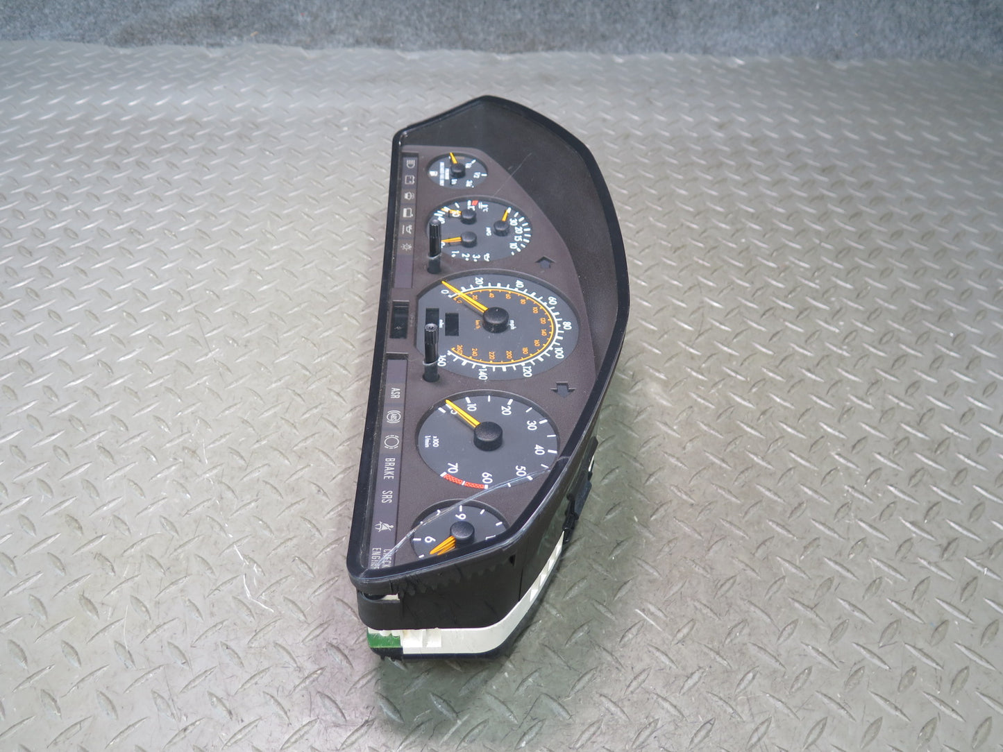 94-95 Mercedes W140 S500 Instrument Cluster Gauge Speedometer 1405409648 Damaged