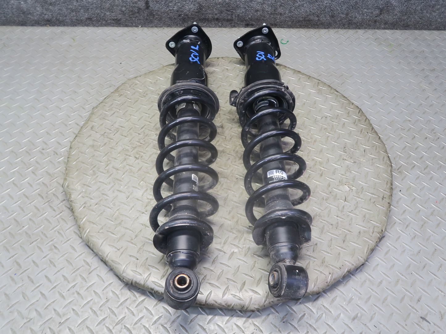 06-10 Lexus SC430 Rear Left & Right Suspension Strut Shock Absorber Set 74K OEM