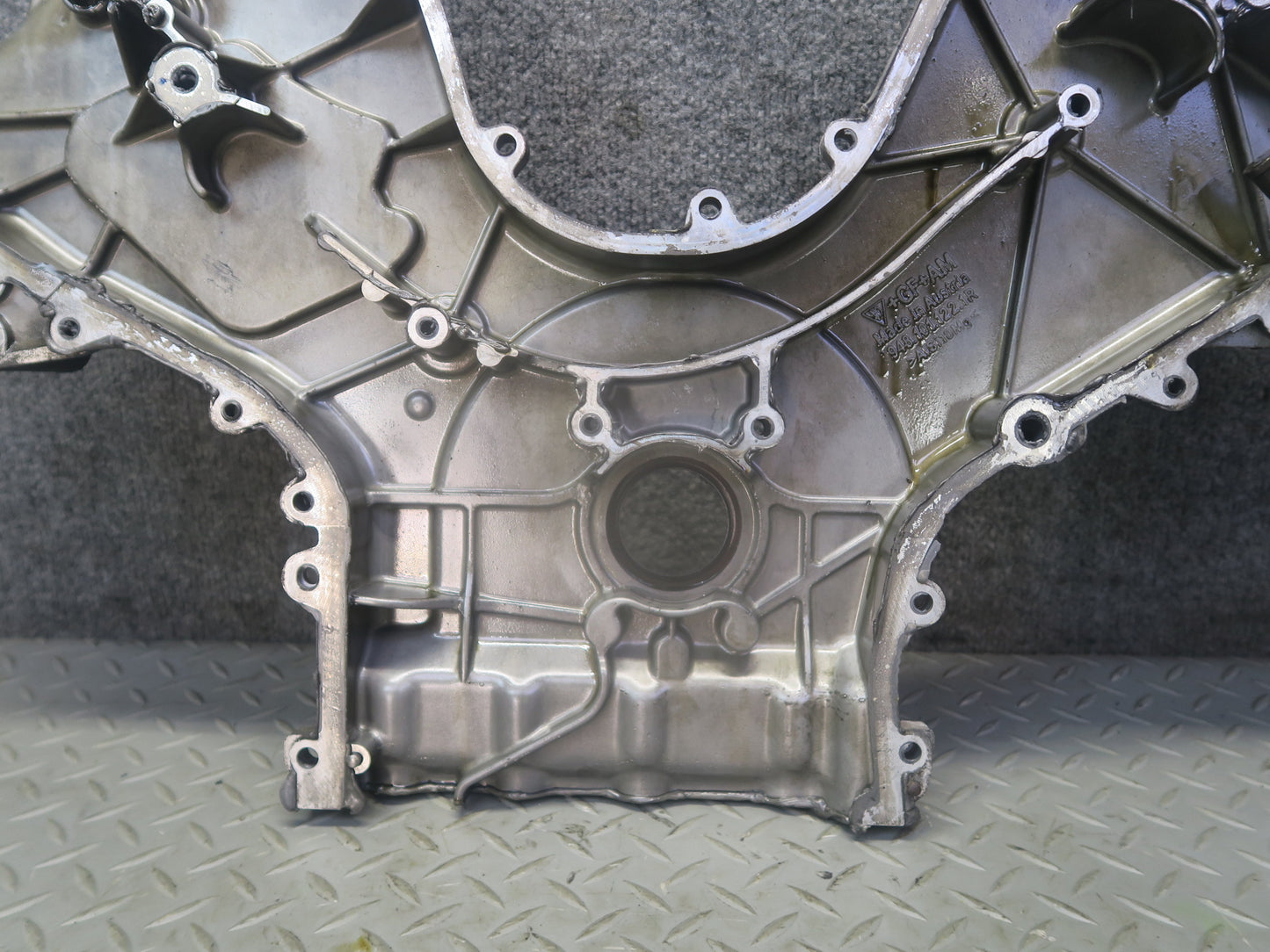 2008-2010 Porsche Cayenne 957 Turbo Front Engine Motor Timing Cover 9481011221R