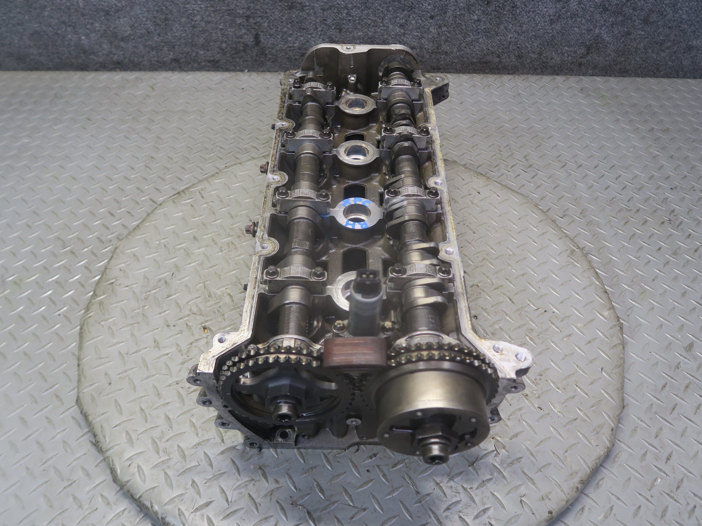08-10 Porsche Cayenne 957 Turbo M48.51 Engine Right Cylinder Head w Camshafts